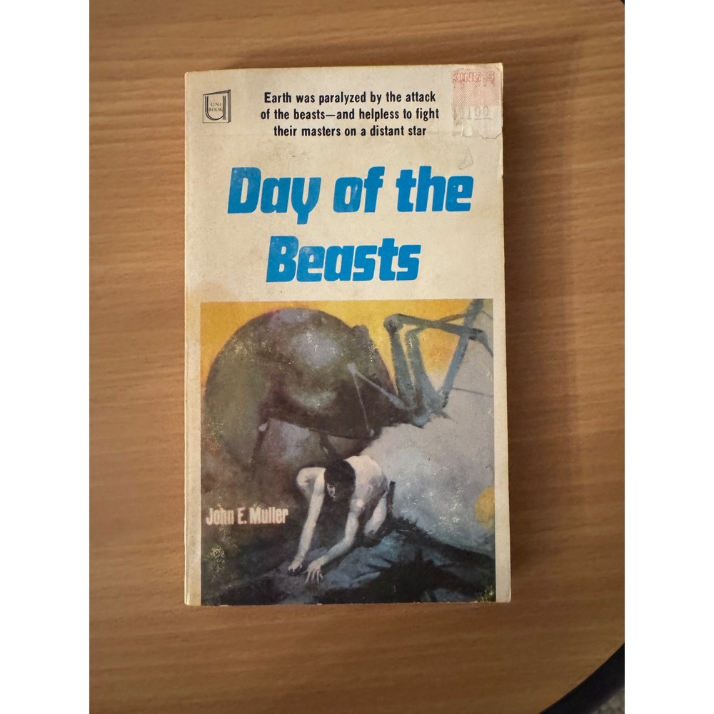 Day of the Beasts Vintage Sci Fi Paperback ‎ John E Muller 1966 Arcadia House